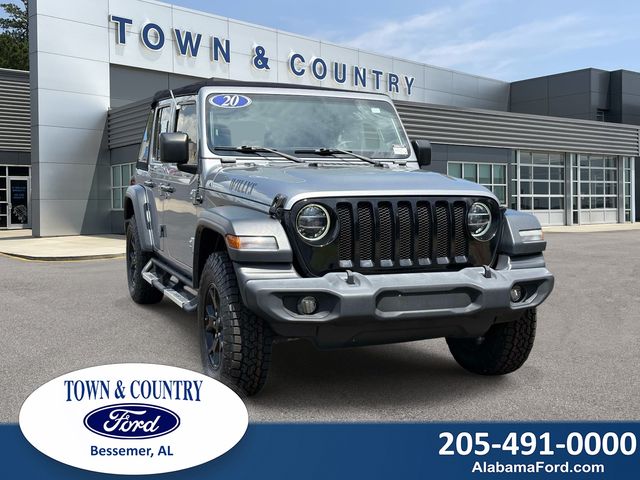 Billet Silver Metallic Clearcoat 2020 Jeep Wrangler SUV / Crossover Four-Wheel Drive 8-Speed Automatic
