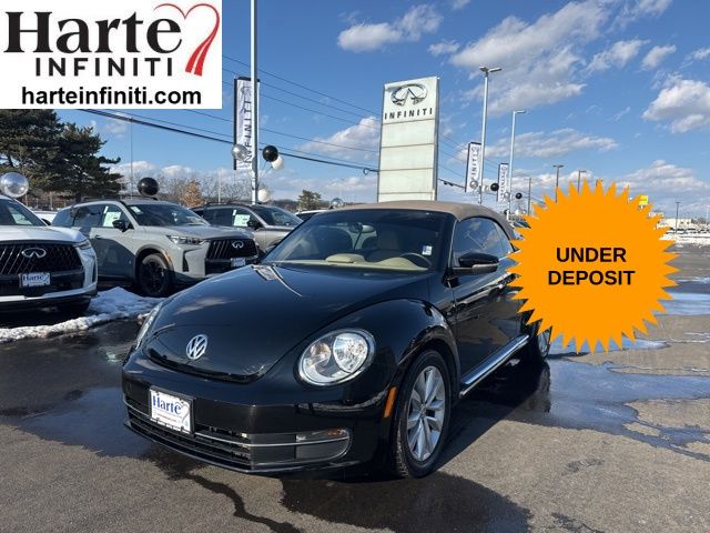 Black Uni 2015 Volkswagen Beetle TDI Convertible Convertible Front-Wheel Drive 6-Speed Dual Clutch