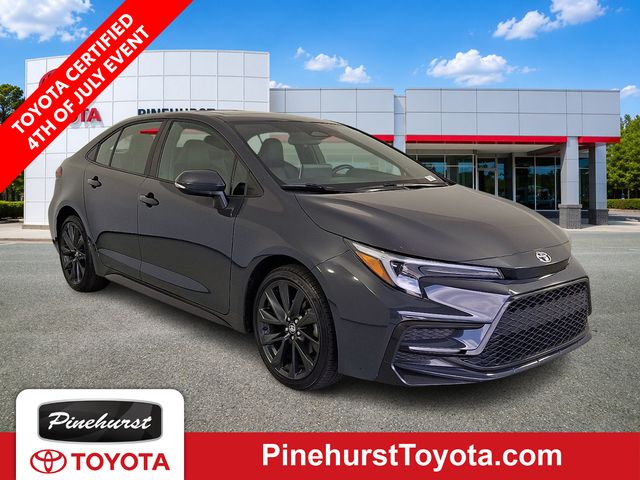 Gray 2025 Toyota Corolla Sedan Front-Wheel Drive Continuously Variable Transmission