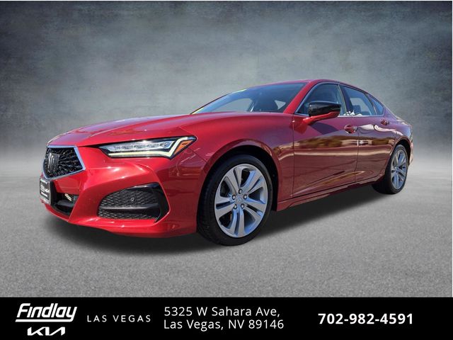 Performance Red Pearl 2021 Acura TLX Sedan Front-Wheel Drive Automatic