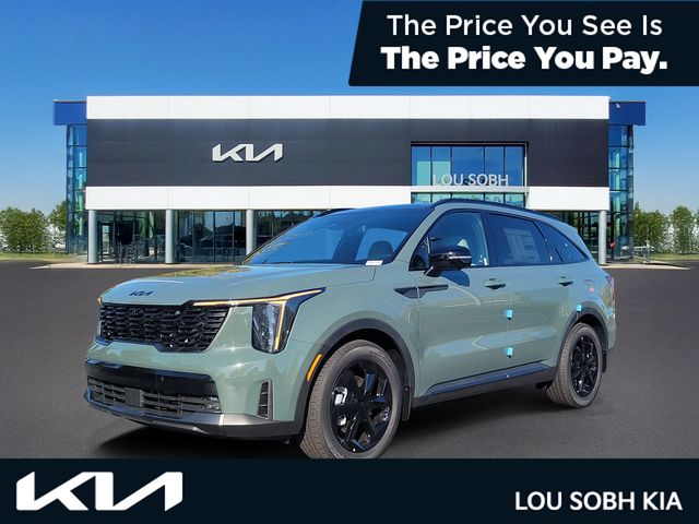 Cityscape Green 2026 Kia Sorento Hybrid SUV / Crossover All-Wheel Drive 6-Speed Automatic