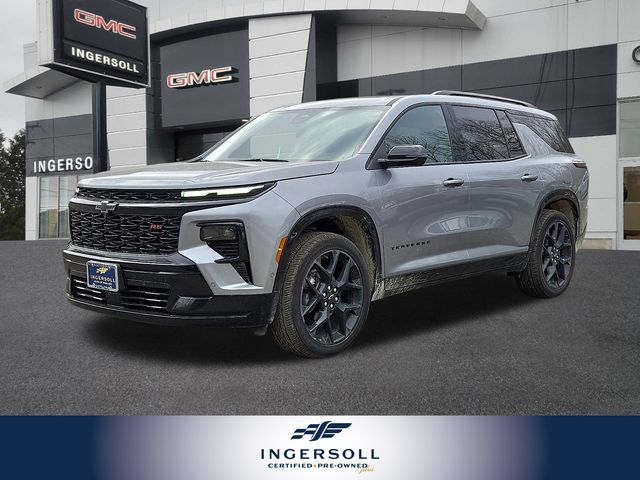 Silver 2025 Chevrolet Traverse RS AWD SUV / Crossover Four-Wheel Drive 8-Speed Automatic