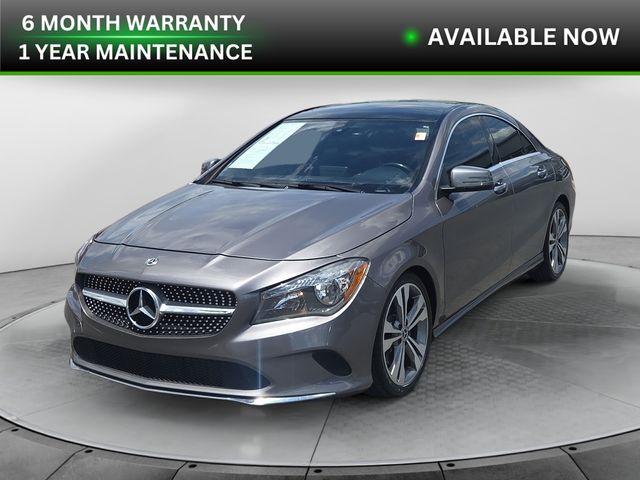 Gray 2018 Mercedes-Benz CLA Sedan All-Wheel Drive 7-Speed Automatic