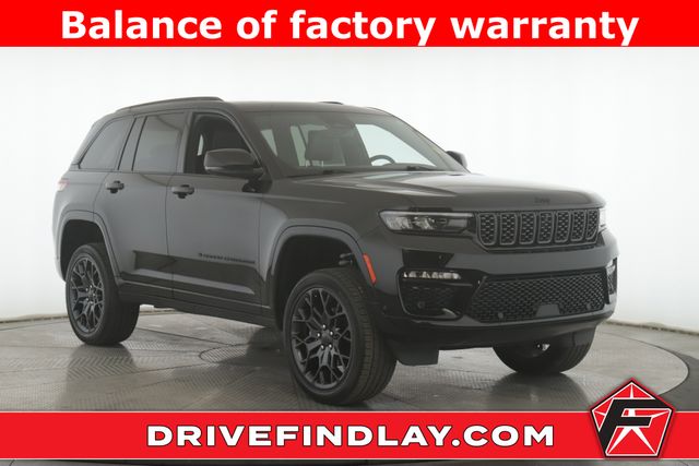 Diamond Black Crystal Pearlcoat 2025 Jeep Grand Cherokee Summit Reserve 4WD SUV / Crossover Four-Wheel Drive 8-Speed Automatic
