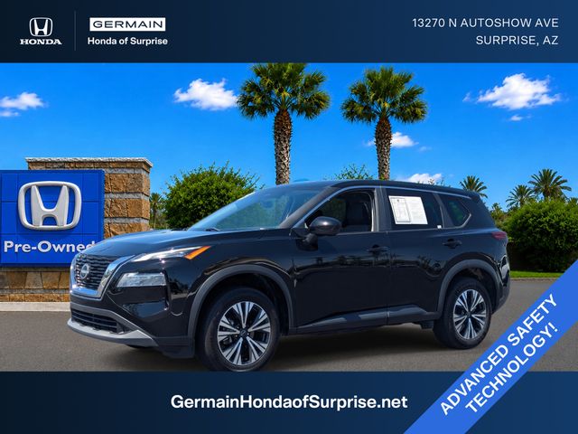 Super Black 2023 Nissan Rogue SV FWD SUV / Crossover Front-Wheel Drive Continuously Variable Transmission