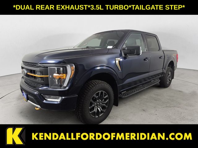 Blue 2023 Ford F-150 Pickup Truck Four-Wheel Drive Automatic