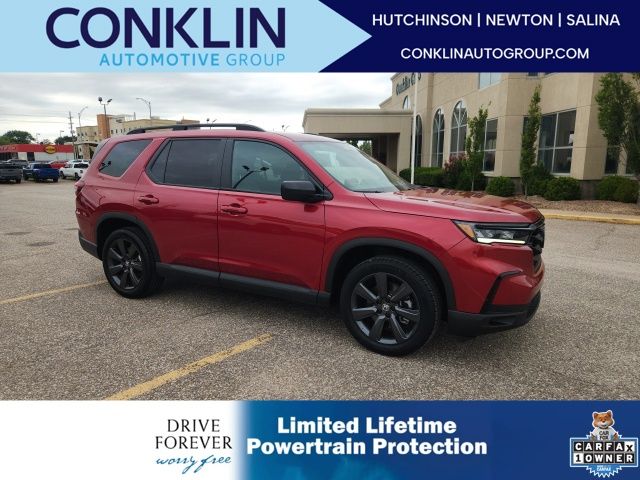 Red 2025 Honda Pilot SUV / Crossover Front-Wheel Drive Automatic