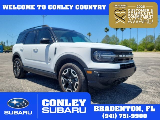 Oxford White 2021 Ford Bronco Sport Outer Banks AWD SUV / Crossover All-Wheel Drive 8-Speed Automatic