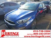 Deep Sea Blue 2021 Kia Forte LXS FWD Sedan Front-Wheel Drive Continuously Variable Transmission