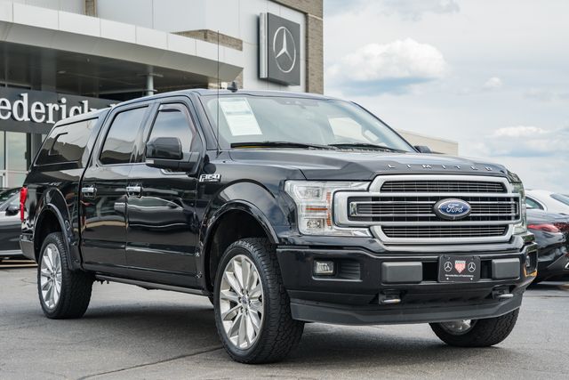 Agate Black Metallic 2019 Ford F-150 Limited SuperCrew 4WD Pickup Truck Four-Wheel Drive Automatic