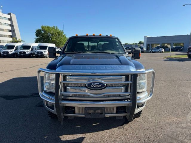 2011 Dark Blue Pearl Metallic Ford Super Duty F-350 SRW Lariat 4X4 Truck