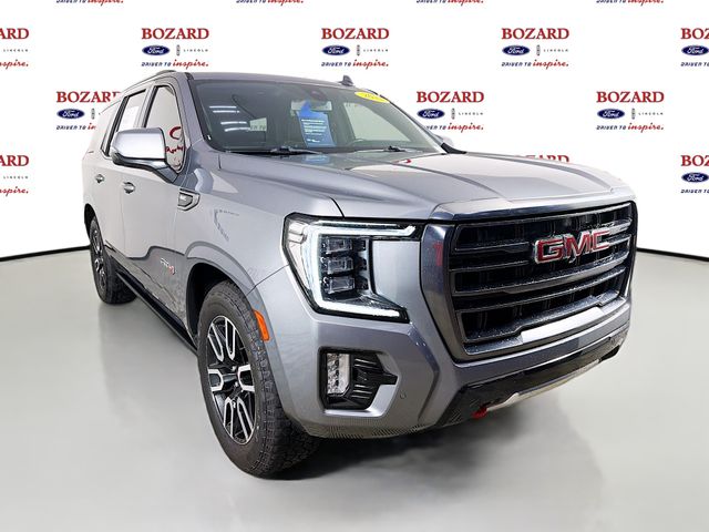 Gray (Steel Metallic) 2021 GMC Yukon AT4 4WD SUV / Crossover Four-Wheel Drive