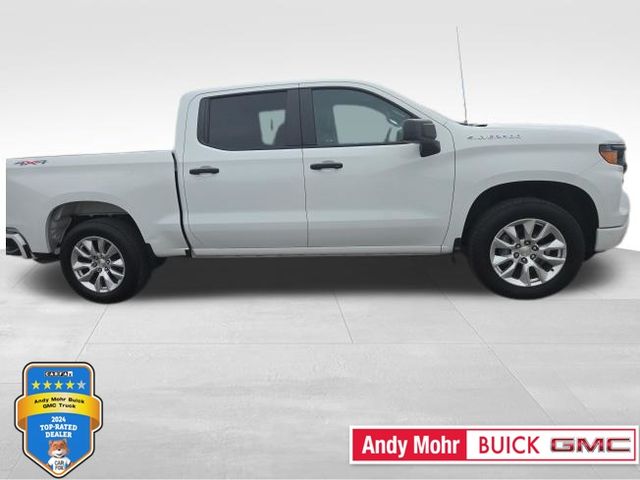 Summit White 2024 Chevrolet Silverado 1500 Pickup Truck Four-Wheel Drive 8-Speed Automatic