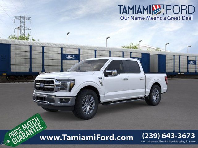 White 2026 Ford F-150 Lariat SuperCrew RWD Pickup Truck 4X2 Automatic