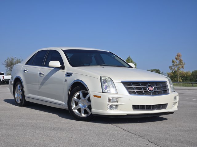 White Diamond Clearcoat 2010 Cadillac STS Sedan 6-Speed Automatic