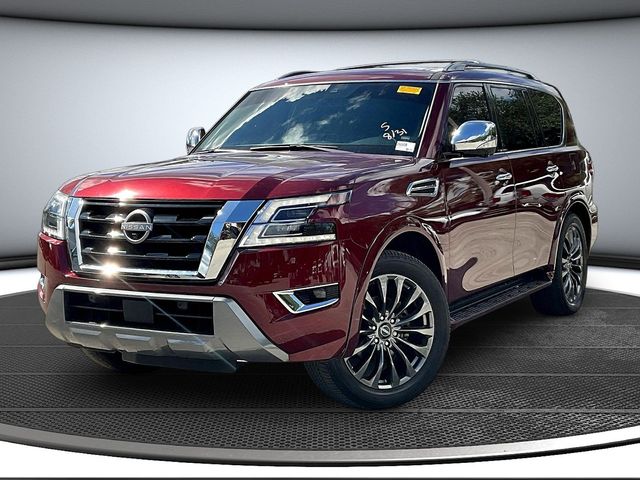 Coulis Red Pearl 2023 Nissan Armada SUV / Crossover Four-Wheel Drive 7-Speed Automatic