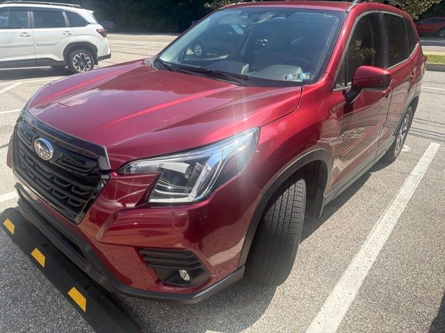 2024 Subaru Forester Premium Red at Rafferty Subaru