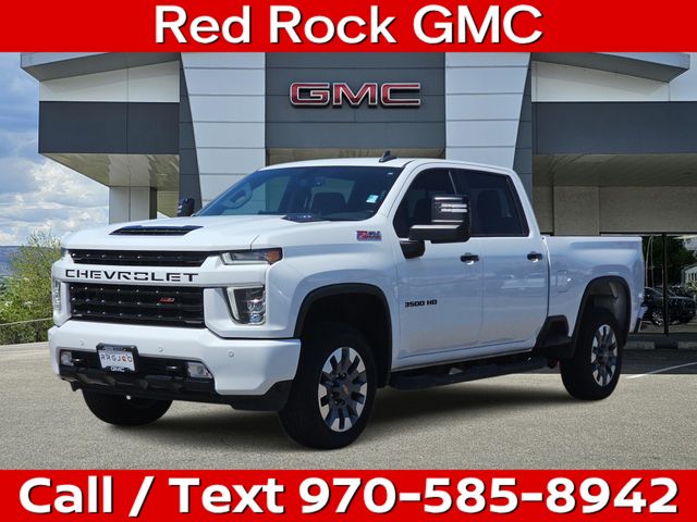 Summit White 2022 Chevrolet Silverado 3500HD Pickup Truck Four-Wheel Drive Automatic