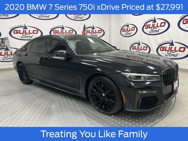 Black Sapphire Metallic 2020 BMW 7 Series Sedan All-Wheel Drive 8-Speed Automatic