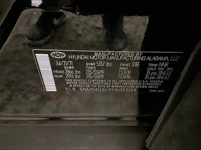 2022 Hyundai Santa Fe Limited Black at John Sisson Motors