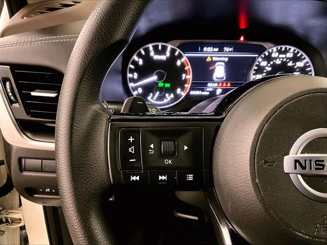 2021 Nissan Rogue SV White at Bob Ruth Ford