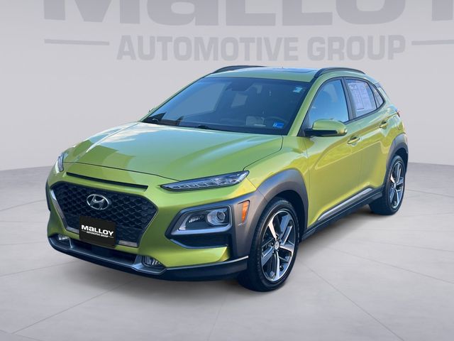 Green (Lime Twist) 2019 Hyundai Kona SUV / Crossover All-Wheel Drive 7-Speed Automatic
