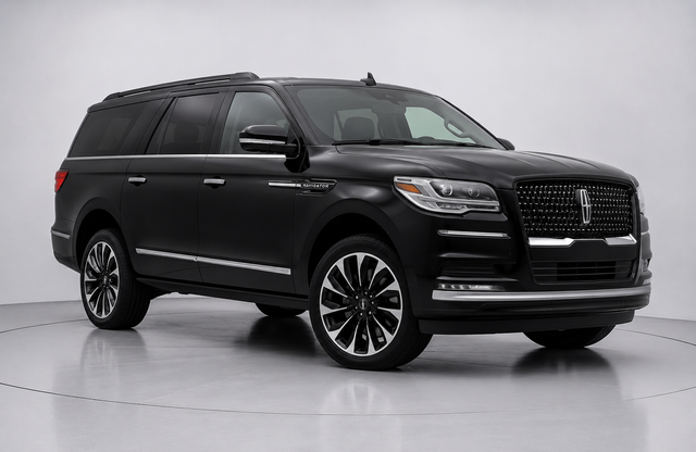 Black 2021 Lincoln Navigator Reserve 4WD SUV / Crossover Four-Wheel Drive Automatic