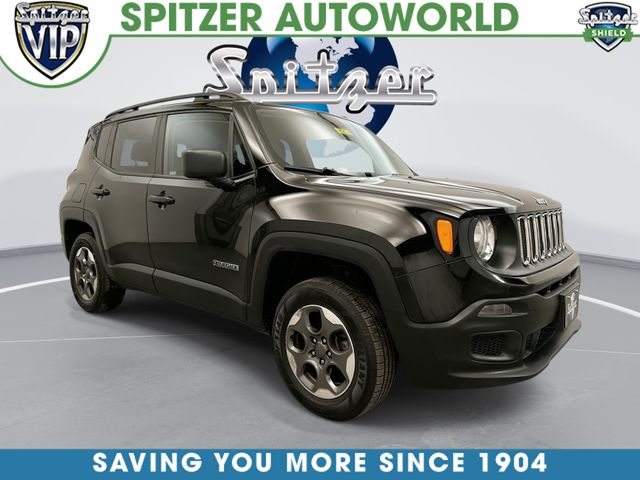 Black 2017 Jeep Renegade SUV / Crossover Four-Wheel Drive 9-Speed Automatic