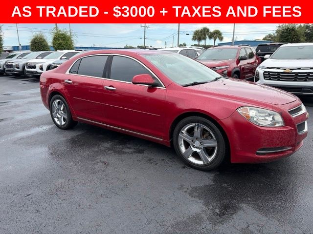 Crystal Red Tint 2012 Chevrolet Malibu Sedan Front-Wheel Drive 6-Speed Automatic Overdrive