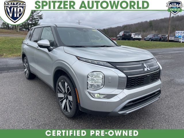 Alloy Silver Metallic 2025 Mitsubishi Outlander SE FWD SUV / Crossover Front-Wheel Drive Continuously Variable Transmission