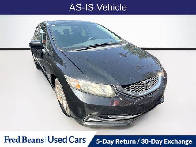 Crystal Black Pearl 2015 Honda Civic Sedan Front-Wheel Drive Continuously Variable Transmission