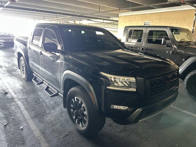 Super Black 2024 Nissan Frontier Pickup Truck Four-Wheel Drive 9-Speed Automatic Overdrive