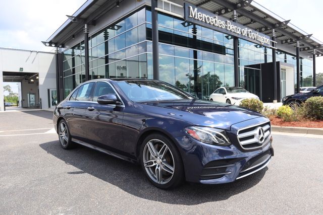 Lunar Blue Metallic 2017 Mercedes-Benz E-Class Sedan Rear-Wheel Drive 9-Speed Automatic