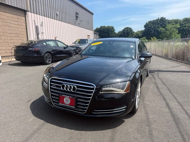 Phantom Black Pearl 2013 Audi A8 Sedan  8-Speed Automatic
