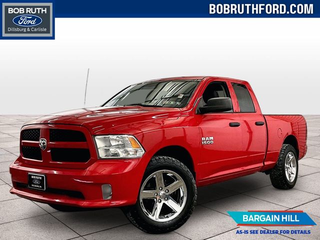Flame Red Clearcoat 2016 RAM 1500 Pickup Truck Four-Wheel Drive 8-Speed Automatic