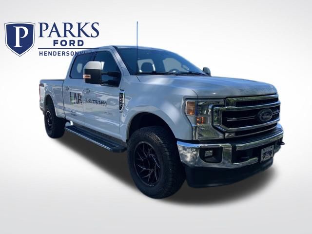 Oxford White 2022 Ford F-250 Super Duty Lariat Crew Cab 4WD Pickup Truck Four-Wheel Drive 6-Speed Automatic