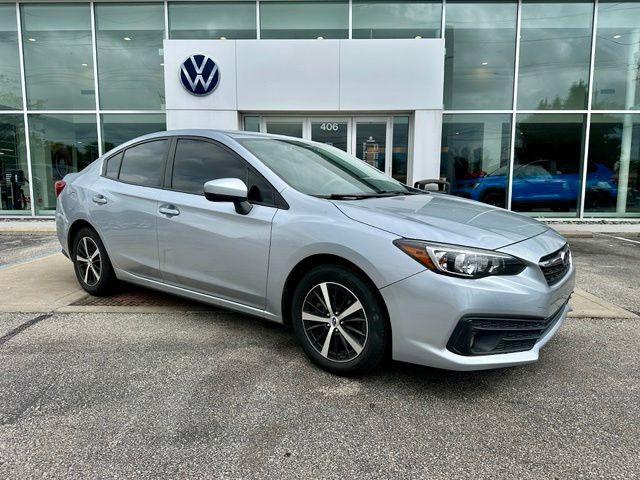 Ice Silver Metallic 2022 Subaru Impreza Sedan All-Wheel Drive Continuously Variable Transmission