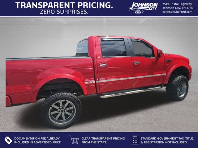 Bright Red Clearcoat 2008 Ford F-150 FX4 SuperCrew SB Pickup Truck Four-Wheel Drive 4-Speed Automatic Overdrive