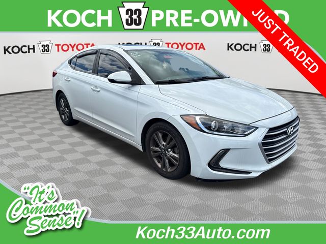 Quartz White Pearl 2017 Hyundai Elantra Sedan Front-Wheel Drive 6-Speed Automatic