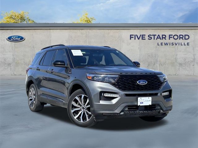 Gray Metallic 2023 Ford Explorer ST-Line AWD SUV / Crossover All-Wheel Drive Automatic