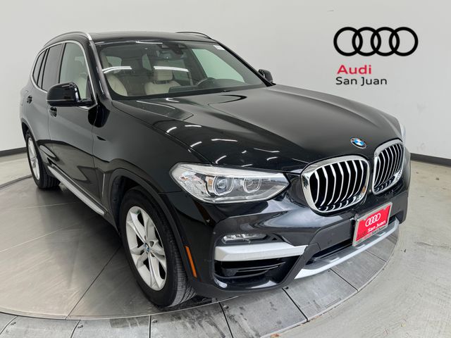Jet Black 2020 BMW X3 SUV / Crossover All-Wheel Drive 8-Speed Automatic