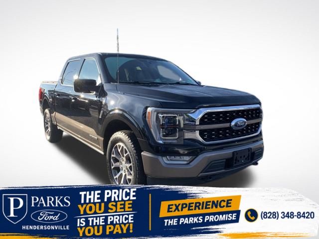 Agate Black Metallic 2021 Ford F-150 Pickup Truck Four-Wheel Drive Automatic