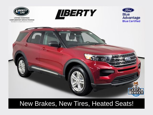 Rapid Red Metallic Tinted Clearcoat 2023 Ford Explorer SUV / Crossover All-Wheel Drive Automatic
