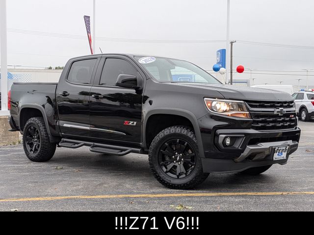 Black 2022 Chevrolet Colorado Pickup Truck Four-Wheel Drive 8-Speed Automatic