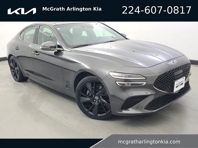 Makalu Gray 2023 Genesis G70 Sedan Rear-Wheel Drive 8-Speed Automatic