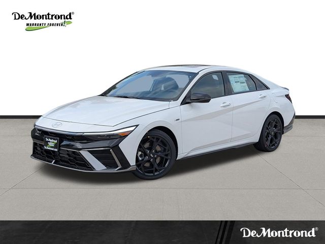 2026 Hyundai Elantra N Line White at DeMontrond Gulf Freeway