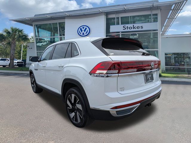 2026 Volkswagen Atlas Cross Sport 2.0T SEL White/off-white at Stokes Volkswagen