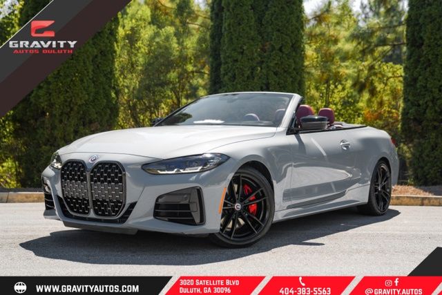 Brooklyn Gray Metallic 2023 BMW 4 Series Convertible Rear-Wheel Drive 8-Speed Automatic