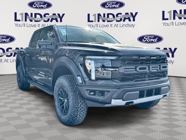 Agate Black Metallic 2026 Ford F-150 Raptor SuperCrew 4WD Pickup Truck Four-Wheel Drive Automatic