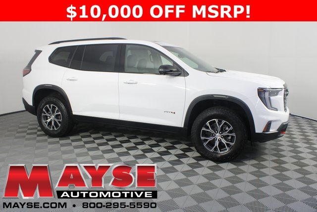 Summit White 2026 GMC Acadia AT4 AWD SUV / Crossover Four-Wheel Drive 8-Speed Automatic